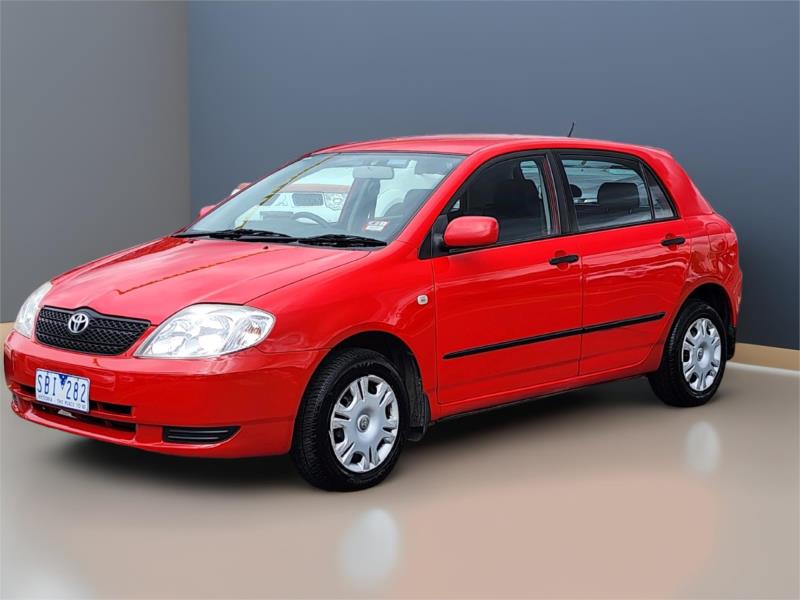 2002 Toyota Corolla Hatchback Ascent ZZE122R MY03