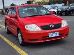2002 Toyota Corolla Hatchback Ascent ZZE122R MY03